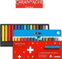 Akvarelinės vaškinės kreidelės 15 spalvų - Carandache