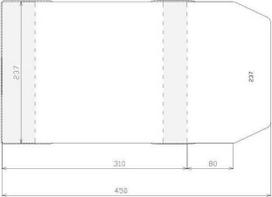 Reguliuojamas dangtelis 237x390mm (50vnt) - Stapel