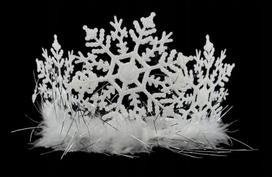 Sniego karalienės tiara, karnavalo kostiumas