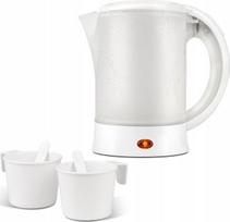 Elektrinis kelioninis virdulys 0.6l su 2 puodeliais, 650w