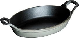 Staub mini ovali kepimo forma 250 ml, grafito spalvos