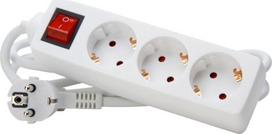 Efb Elektronik Esp.25.1k prailgintuvas 1,4m, 3 lizdai, baltas