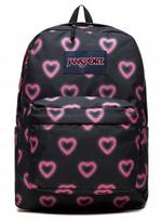 Jansport Superbreak One kuprinė - juoda su širdelėmis