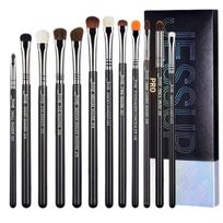 Jessup 12 vnt. akių makiažo šepetėlių rinkinys Pro Eyeshadow Brushes T339