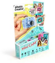 Mini foto kamera Photo Creator, turkio spalvos