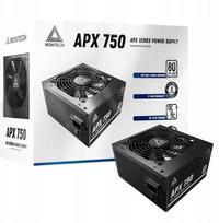 Maitinimo šaltinis Montech Apx750 Atx 750w 80 Plus White maitinimo blokas