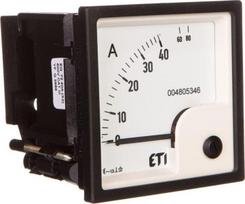 Analoginis ampermetras 40a, 72x72mm, Ac įtampos matavimui