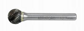 Abraboro metalo freza D tipas, 6,0 x 50/5 - rutulinis