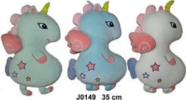 Minkštas pliušinis vienaragis 35 cm