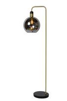 Lucide Julius 158cm juoda/auksinė E27 grindų lempa