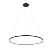 Pakabinamas Led šviestuvas Light Prestige Ring 1, juodas, 80 cm