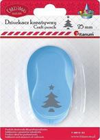 Dizainerio skylamušis 25mm - Kalėdinė eglutė
