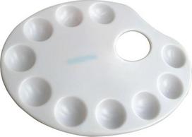 Plastikinis ovalus padėklas 23x17cm - Titanum