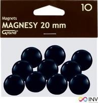 Juodi magnetukai Grand 20mm (10 vnt.)