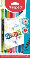 Maped Graph'peps Deco plunksnos, 0.4 mm, 8 spalvų