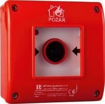 Priminimo mygtukas priešgaisrinis 2z 1r raudonas Op1-w01-b-21-230vac