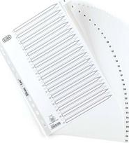 Numeruotos segtuvo pertvaros A4 baltos