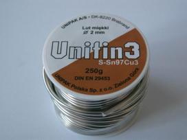 Litavimo viela Unipak Sn97cu3 2mm 250g