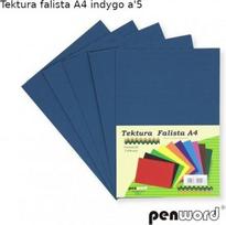 A4 gofruotas kartonas indigo 5 vnt.