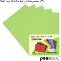 Penword A4 gofruotas kartonas, 5 lapai, žalias