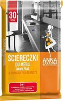 Anna Zaradna universalios drėgnos servetėlės nuo dulkių, 30 vnt.