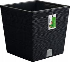 Gėlių vazonas Furu Dfs300, 29,5x29,5x29 cm, antracito spalvos