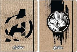 A4 aplankas su gumyte "avengers" Kraft Liner