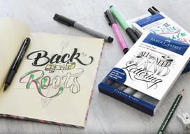 Faber-castell Pitt Artist Pen rinkinys rankiniam rašymui, 4 vnt.