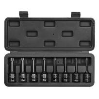 Smūginiai Torx raktai 1/2", rinkinys 8 vnt.