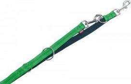 Nobby Soft Grip šuo pavadėlis, žalias, 2m/20mm, reguliuojamas