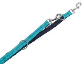 Nobby Soft Grip reguliuojamas pavadėlis šuniui, 10mm/200cm, turkis