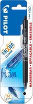 Pilot Frixion Clicker Gel Rašiklis, Juodas, 0.7mm