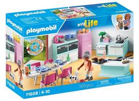 PLAYMOBIL 71608 Virtuvė su centrinė sala, Mano gyvenimas, Architekto namas, 105 dalys, Nuo 4 metų