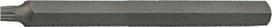 Proline Spline M12 antgalis, 3/8 colio, 75 mm