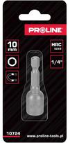 Magnetinis antgalis 1/4" 6-kampis 10mm Proline