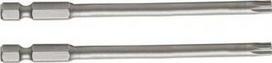 Antgalis Torx T8 1/4" 100mm, 2 vnt., plieno S2