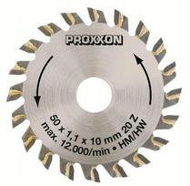 Proxxon volframinė pjovimo disko 50x10mm, 20 dantų