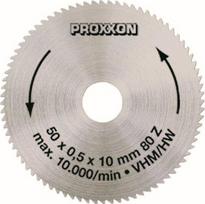 Proxxon karbido diskas 50/10mm, 80 dantų