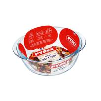 Plokščias oro kepimo aparatų indas - PYREX - 1450140 - Apvalus - Iš borosilikatinio stiklo - 20 cm
