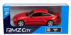 Rmz City Bmw M4 Coupe 1:36 raudonas metalinis automobilis