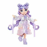 Rainbow High - Žiemos stebuklai - 1 lėlė (Violet) 27cm - 1 stebuklinga apranga ir aksesuarai - Sniego senį reikia sukurti