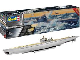 Model Vokiečių Povandeninio Laivo Type Ix C (u505) 1:72