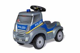 Vaikiškas policijos automobilis su švyturėliu ir sirena