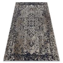 Dywan nowoczesny MUNDO E0681 ornament, ramka vintage outdoor beż / juoda