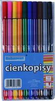 Plončiamieji markerio rašikliai 0.4mm, 10 spalvų rinkinys