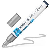 Akrilinis markeris Schneider Paint-it 320, sidabrinis, 4 mm