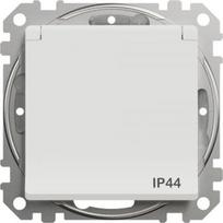 Schneider Electric Sedna Design Gniazdko Ip44 Baltos Spalvos