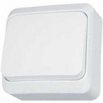 Schneider Electric baltas jungiklis, 10a, 250v, paviršinis montavimas