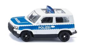 Mažasis Land Rover Defender policijos modelis - Siku - Vokietijos Land Rover Defender policija - Metalas ir plastikas