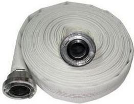 Gaisrinė vandens žarna Silvertools 1" 20 m, su jungtimis